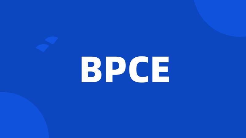 BPCE