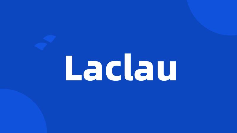 Laclau