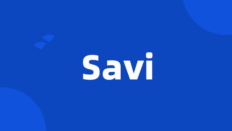 Savi