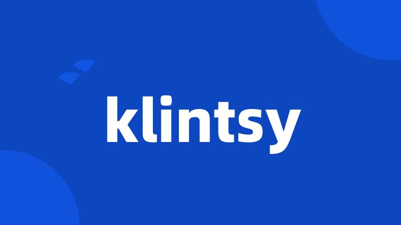 klintsy