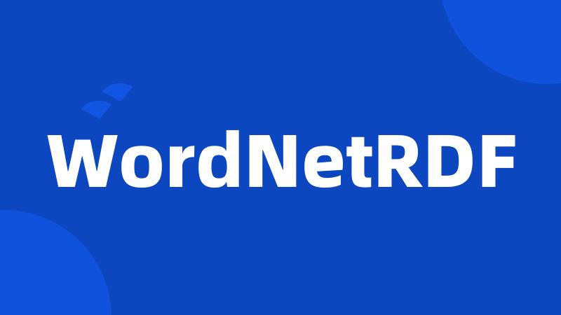 WordNetRDF