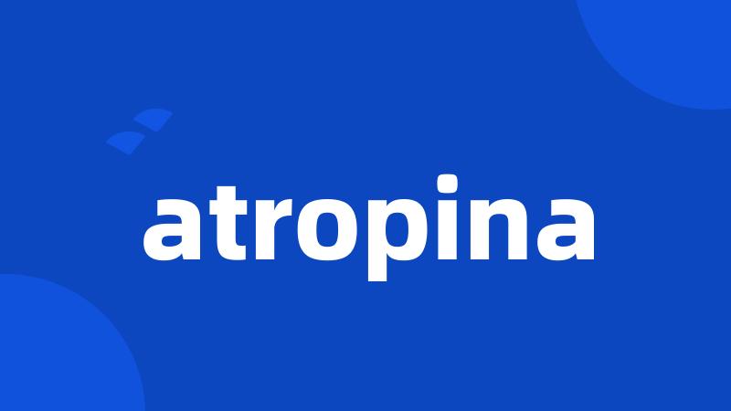 atropina