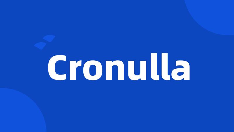 Cronulla