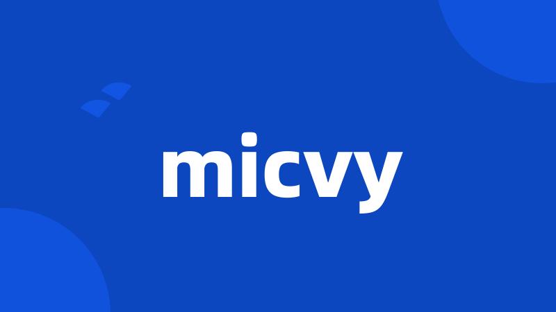 micvy