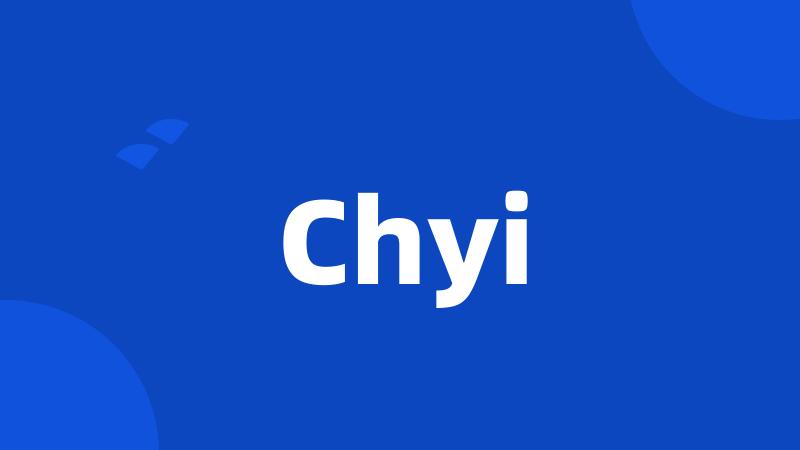 Chyi