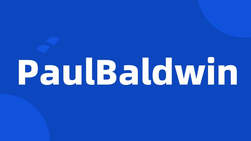 PaulBaldwin