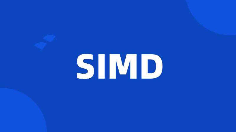 SIMD