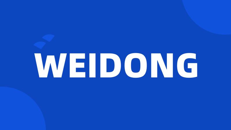 WEIDONG