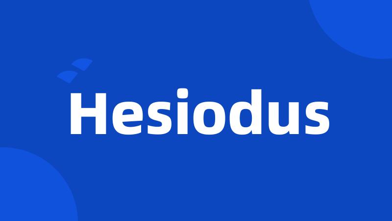 Hesiodus