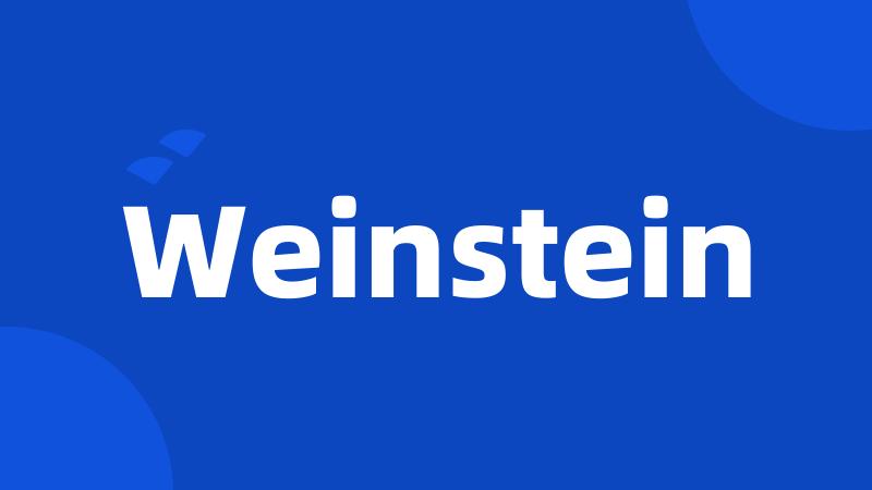 Weinstein