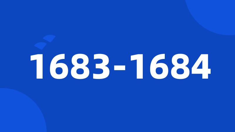 1683-1684