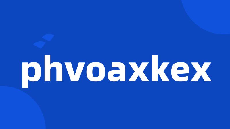 phvoaxkex