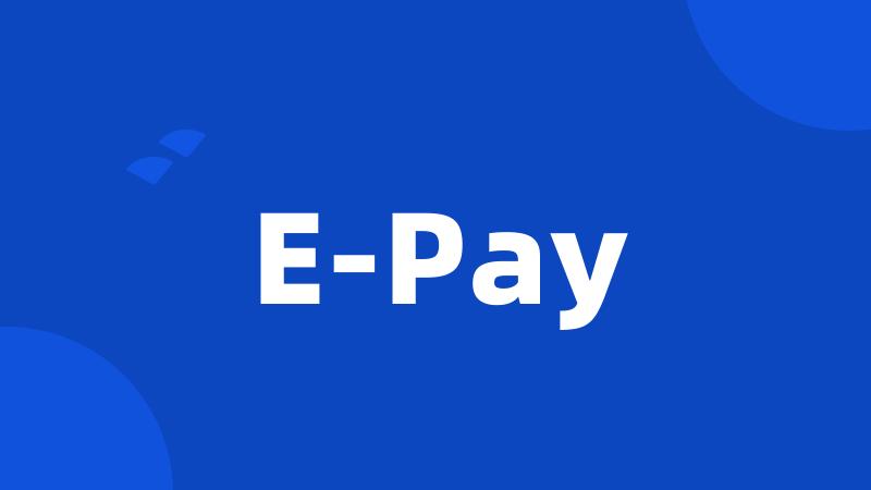 E-Pay