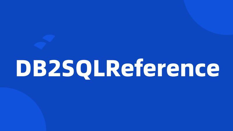 DB2SQLReference