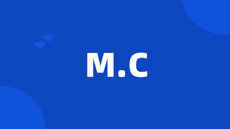 M.C