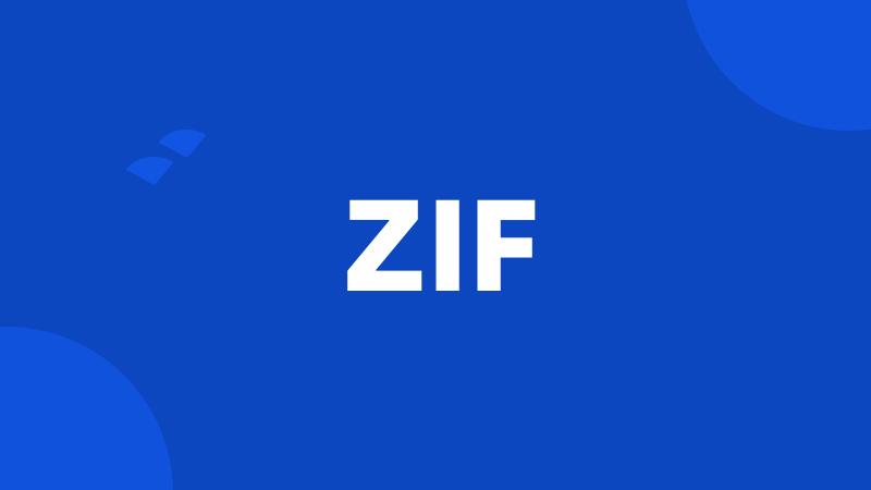 ZIF