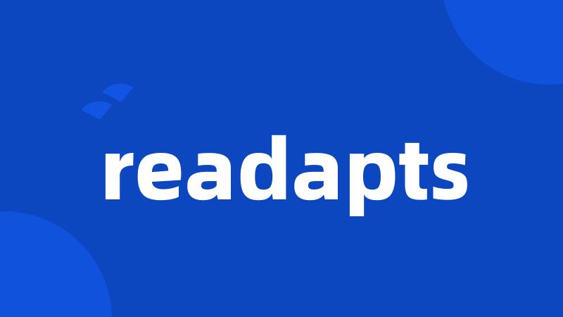 readapts