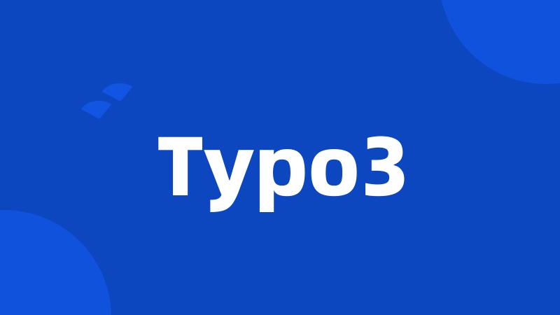 Typo3