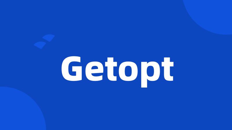 Getopt