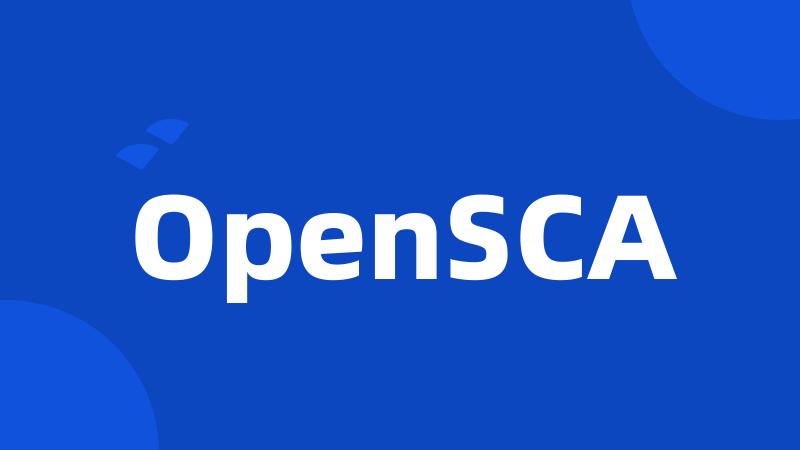 OpenSCA