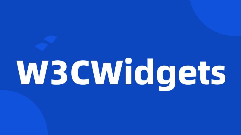 W3CWidgets