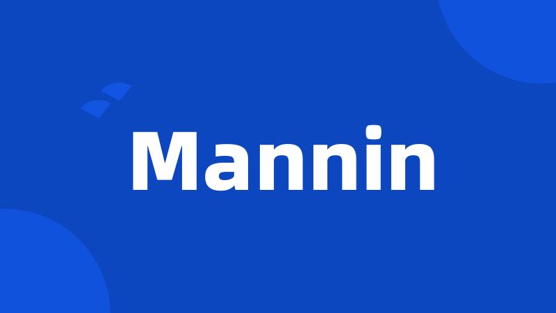 Mannin