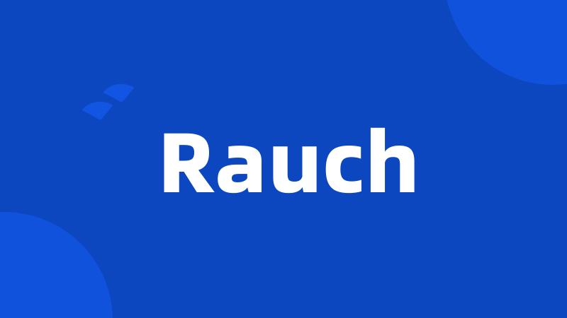 Rauch