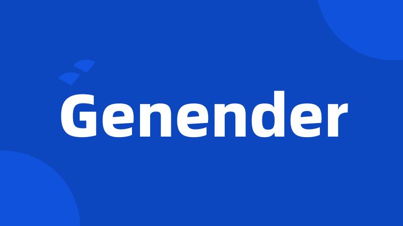 Genender