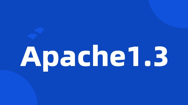 Apache1.3