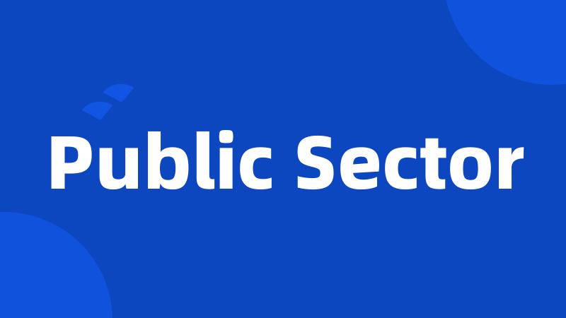 Public Sector