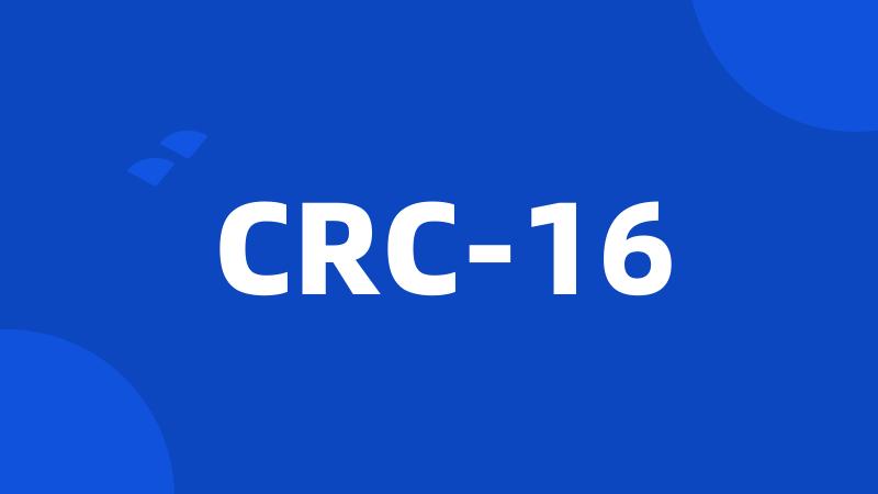 CRC-16