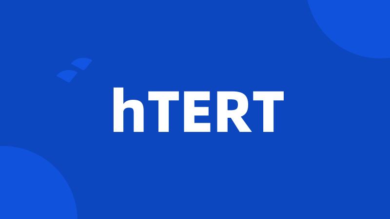 hTERT