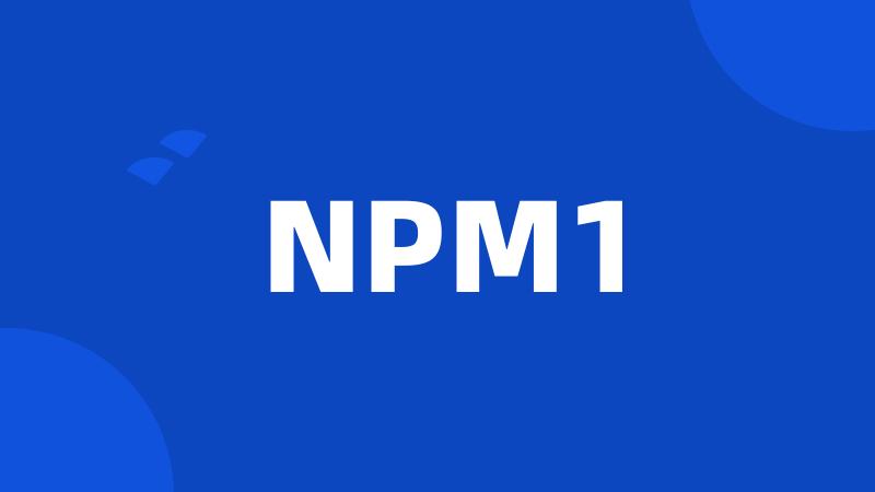 NPM1