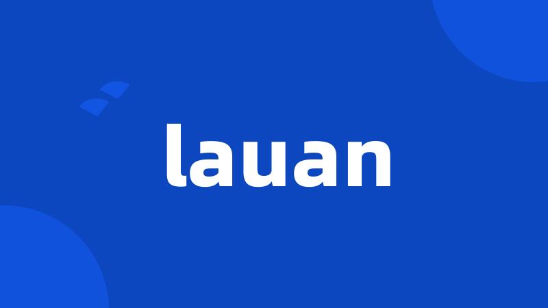 lauan