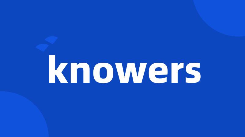 knowers