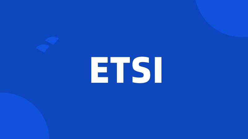 ETSI