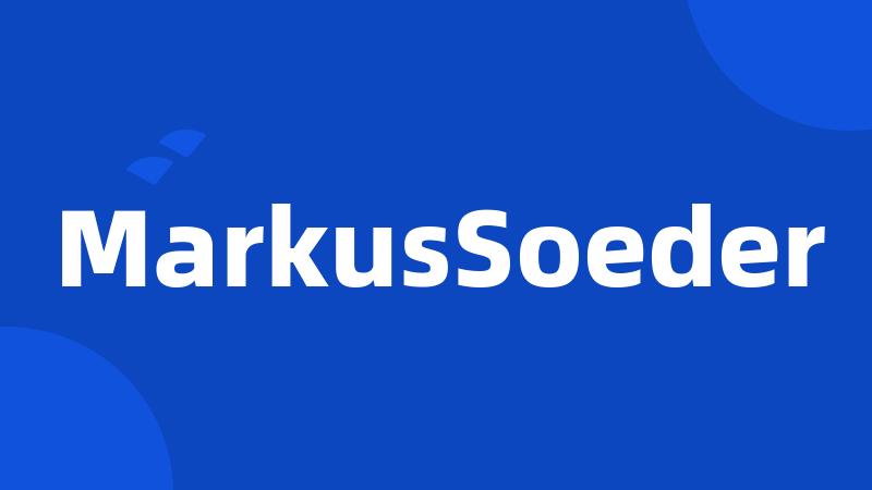 MarkusSoeder