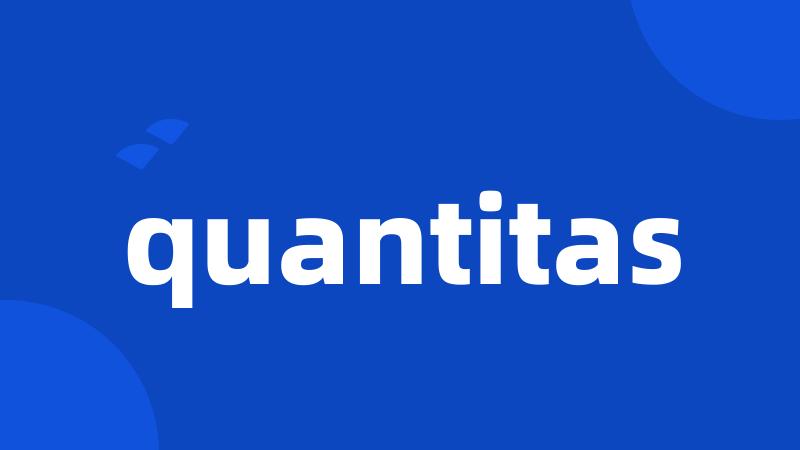 quantitas