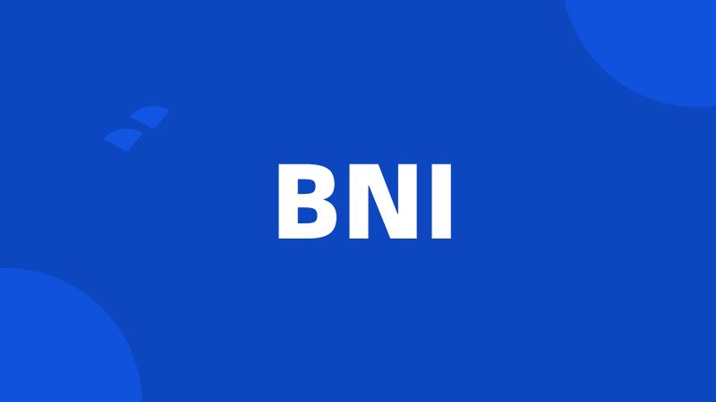 BNI