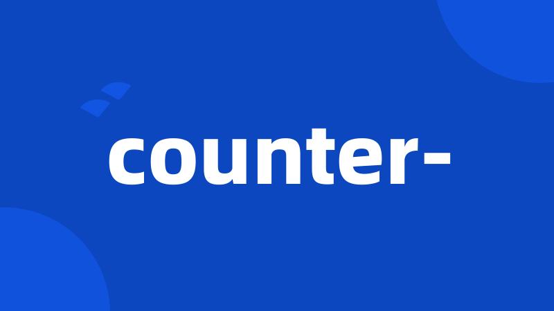 counter-