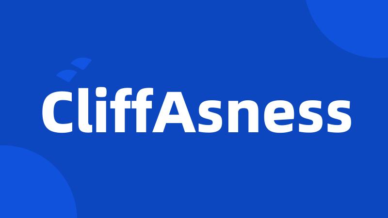 CliffAsness