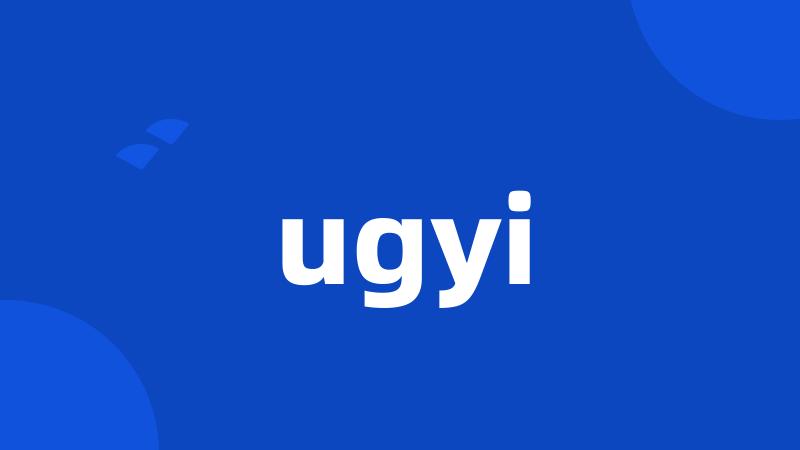 ugyi