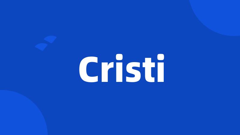 Cristi