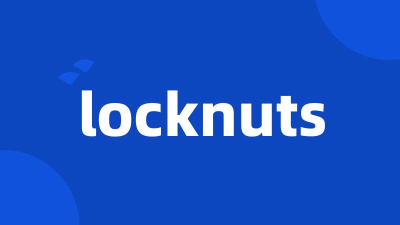 locknuts