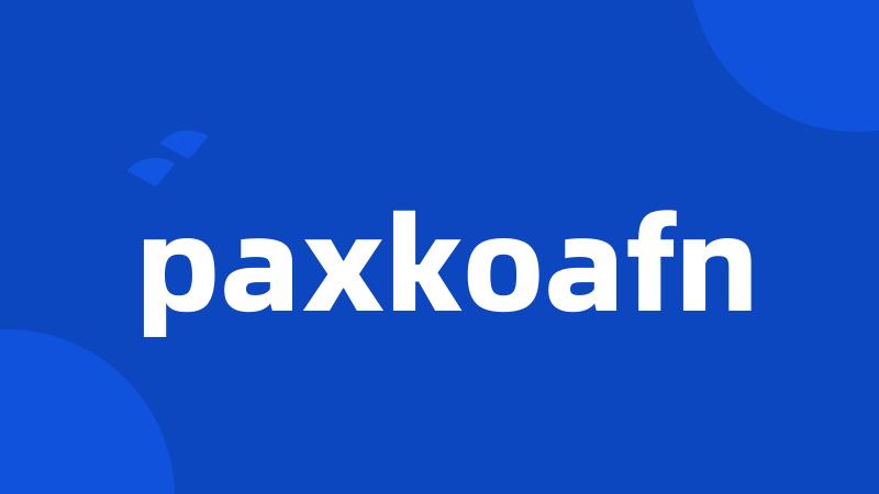 paxkoafn