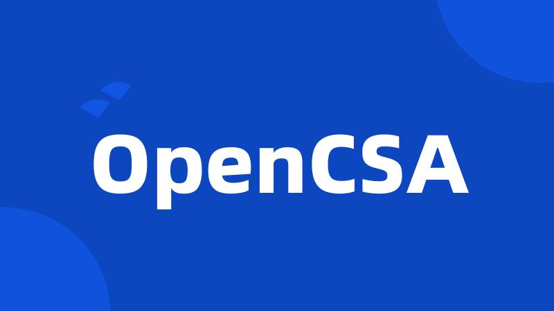 OpenCSA