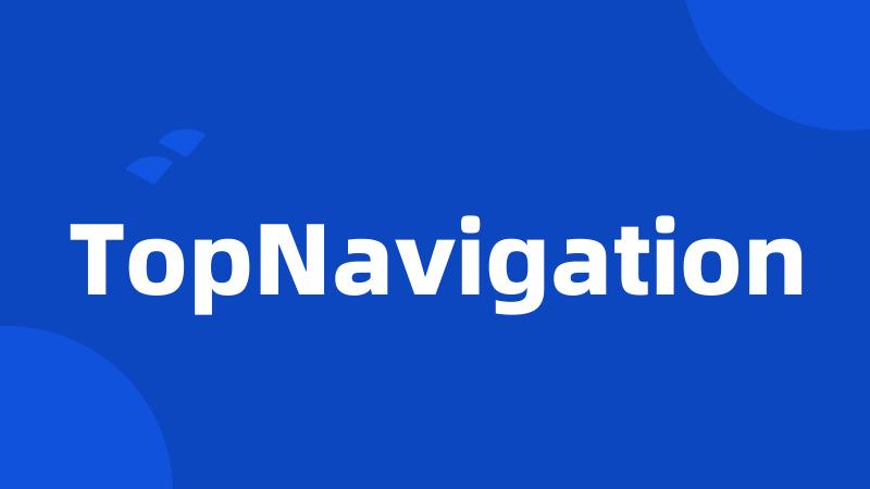 TopNavigation