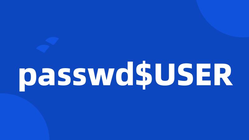 passwd$USER