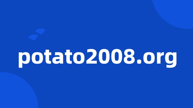 potato2008.org