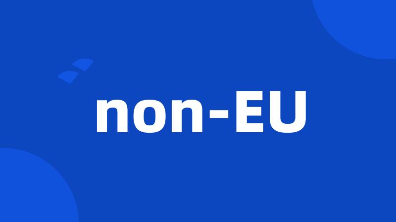 non-EU